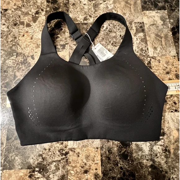 LULULEMON AIRSUPPORT BRA BLACK COLOR SIZE 34DD